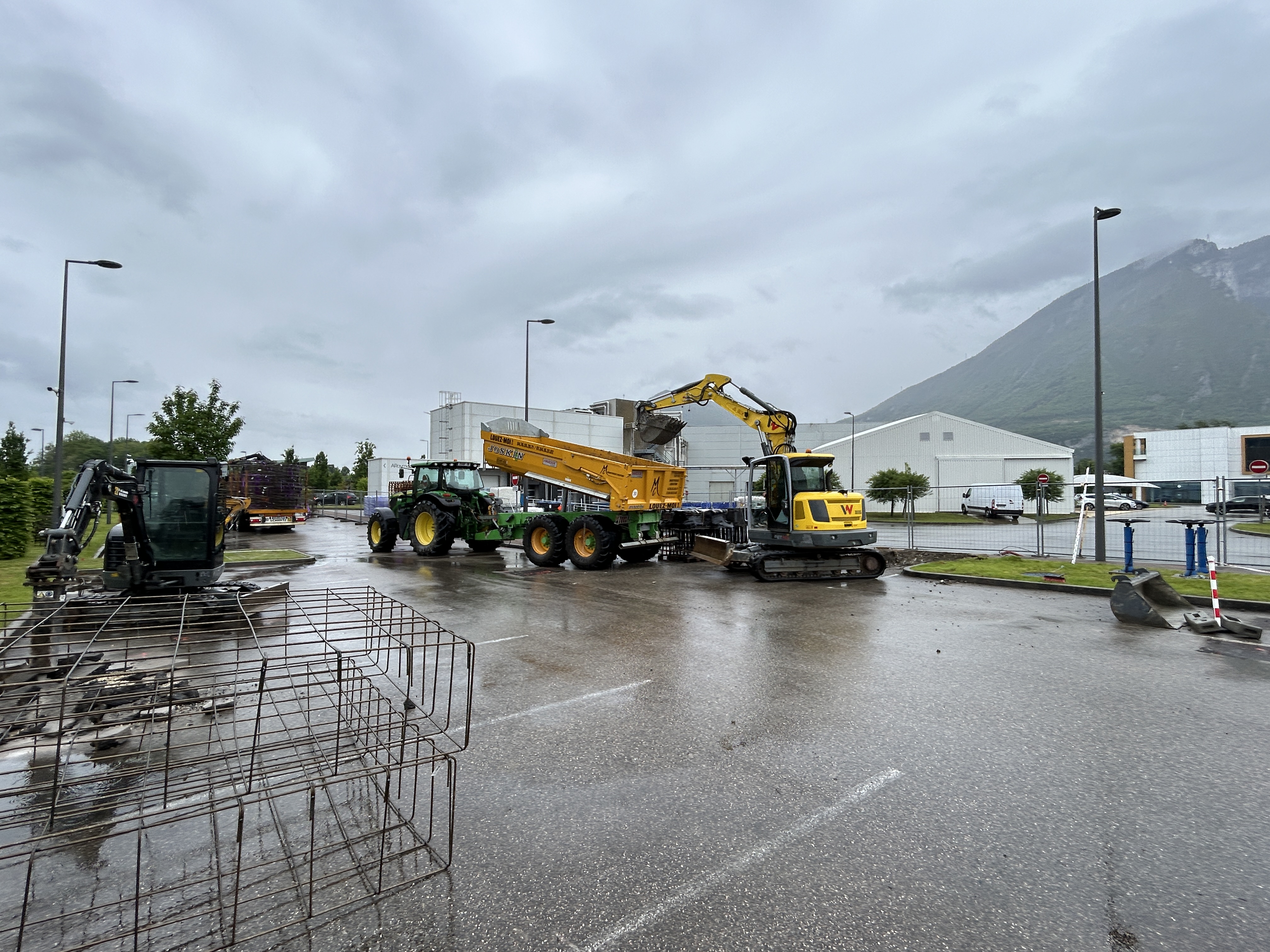 Terrassement en cours