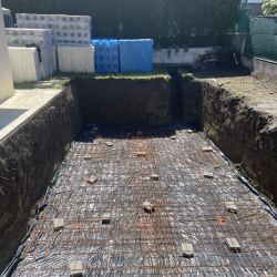 Préparation du dallage