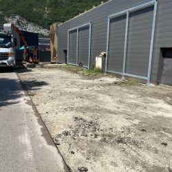 Décapage de l'enrobé