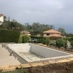 Murs et terrasses coulés