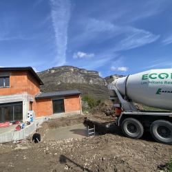 Coulage dalle de fond