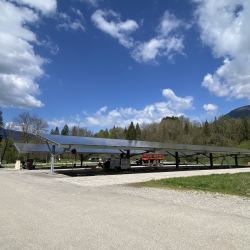 Ombrière terminée