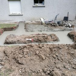 Coulage des fondations