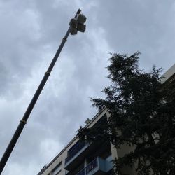 Evacuation de gravats en bigbag à la grue