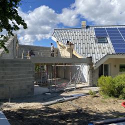 Mise en place de la charpente