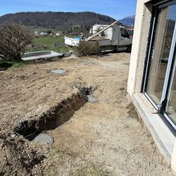Massifs béton pour terrasse bois