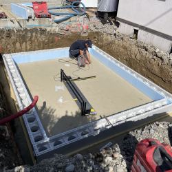 Implantation des murs