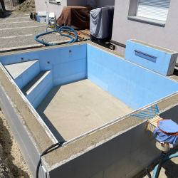 Elévation des murs terminés