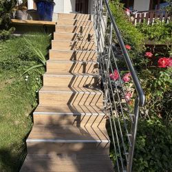 Escalier carrelé