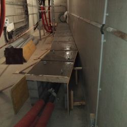 Coulage des dalles de couverture