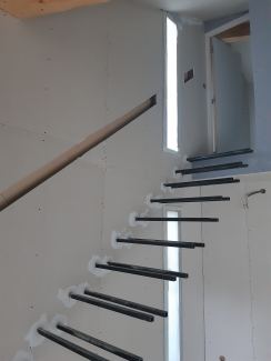 Encastrement structure escalier