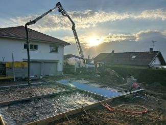 Pompe pour coulage terrasse