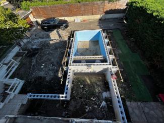 Construction des murs